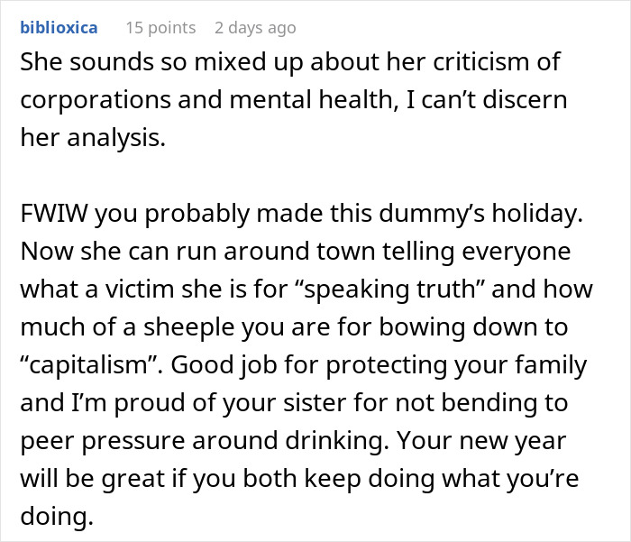 Anti-Psychiatry Guest Shames Woman For Taking Meds At Holiday Dinner, Host Kicks Her Out Anti-Psychiatry Guest Shames Woman For Taking Meds At Holiday Dinner, Host Kicks Her Out
