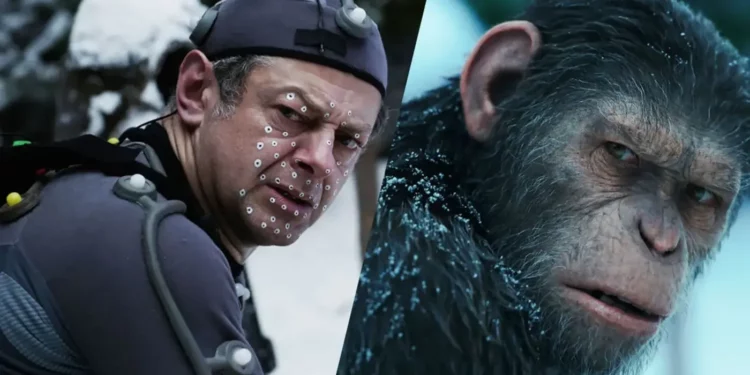 a CGI actor doing the movie character(Caesar) a CGI actor doing the movie character(Caesar)