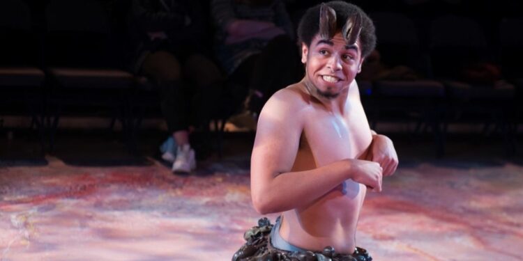 Kingsley Elliot during a stage performance