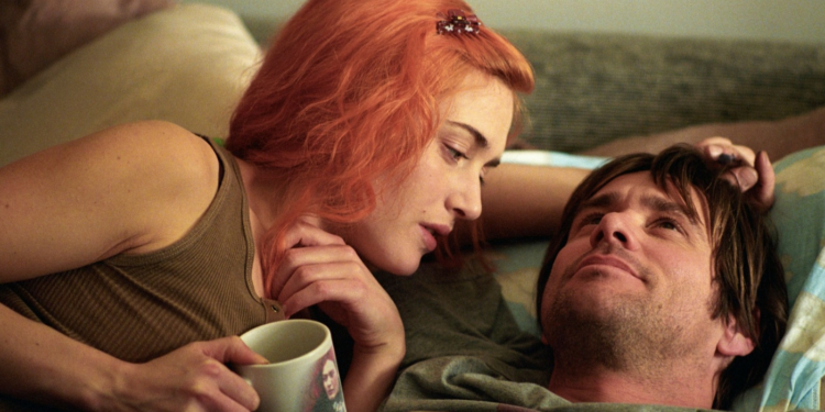 Kate Winslet and Jim Carrey