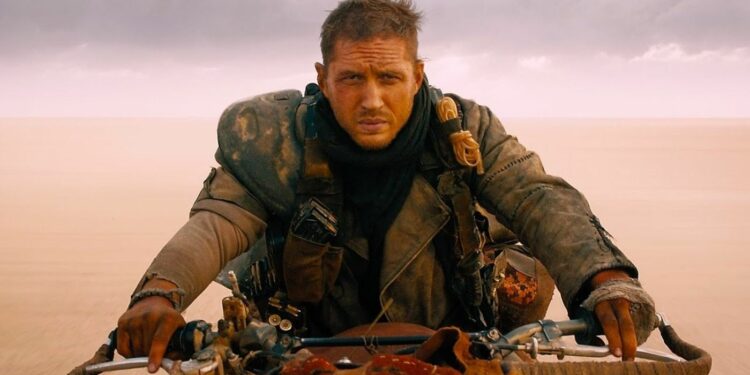 Tom Hardy driving scene from mad max