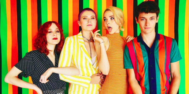 Maxx Morando as a member of The Regrettes