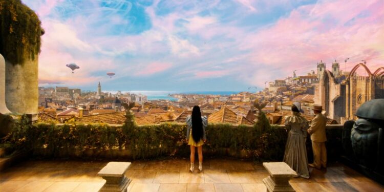 a scene from the film Poor Things