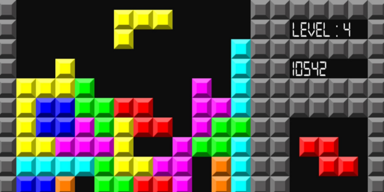 Tetris video game