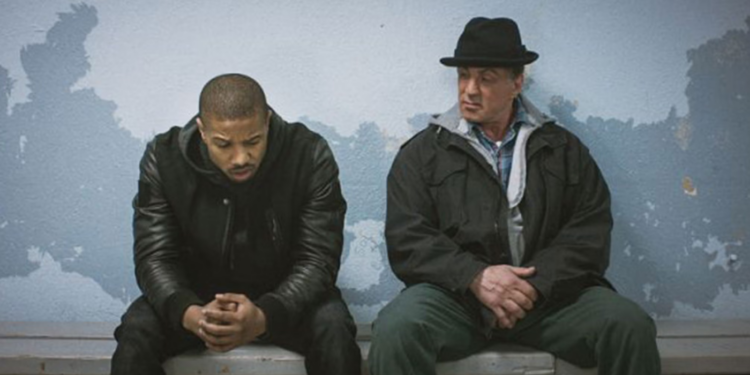 Michael B. Jordan and Sylvester Stallone in Creed (2015)