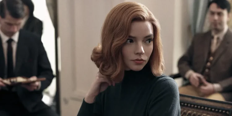 Anya Taylor-joy posing in a movie