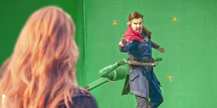 work behind the dr.strange in the multiverse of madness