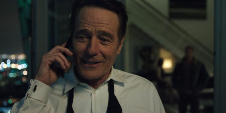 bryan cranston on a phone call bryan cranston on a phone call