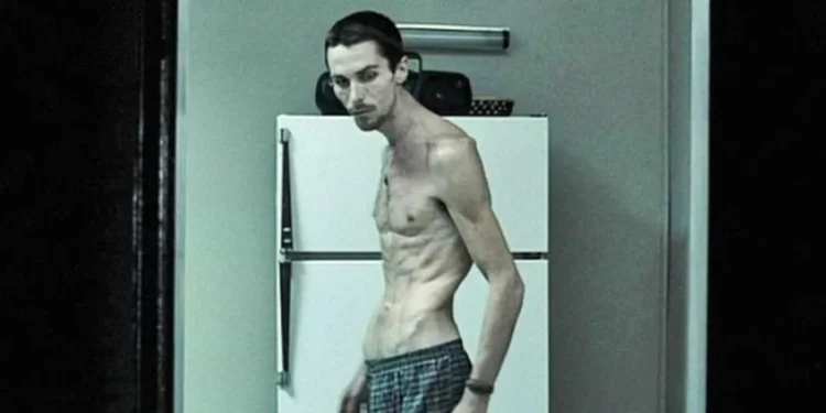 Christian Bale in The mechanist Christian Bale in The mechanist