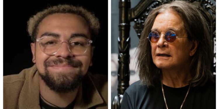 Elliot Kingsley and Ozzy Osbourne
