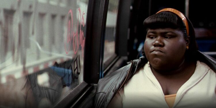 Gabourey Sidibe scene from the film precious Gabourey Sidibe scene from the film precious