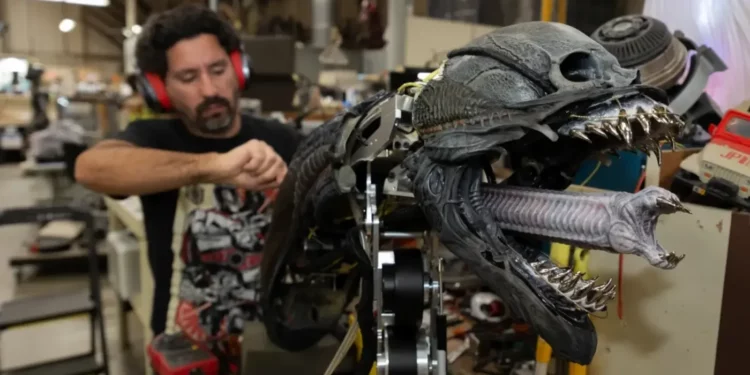 practical effect used in making the character Xenomorph