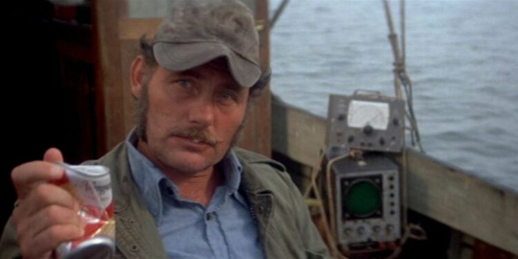 robert shaw squishing the tin can