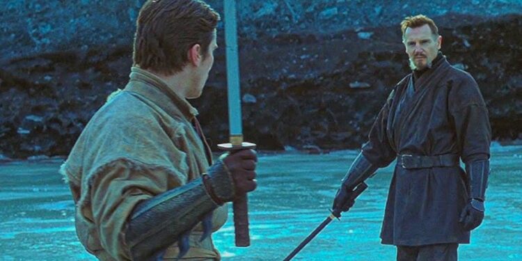 christian bale(batman) training with his master ra's al ghul christian bale(batman) training with his master ra's al ghul