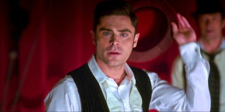 Zac Efron in The Greatest Showman