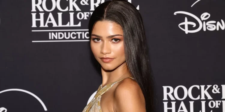 Zendaya attending an event for the Rock & Roll Hall of Fame.