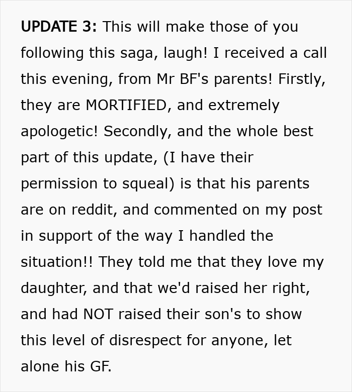 Guy Puts An Inappropriate Shirt As A Dare To Dinner With GF’s Parents, The Dad Doesn’t Let It Slide