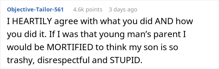 Guy Puts An Inappropriate Shirt As A Dare To Dinner With GF’s Parents, The Dad Doesn’t Let It Slide