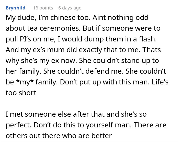 Man Considers Canceling His Wedding After Fiancée’s Family Hires A PI To Dig Up His “Dirt”