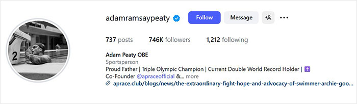 Adam Peaty Changes His Name After Controversial Wedding To Gordon Ramsay&rsquo;s Daughter, Ex Responds