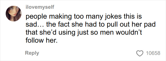 Woman Deters 4 Disgusting Men From Following Her Using A Used Period Pad And Lady Gaga Woman Deters 4 Disgusting Men From Following Her Using A Used Period Pad And Lady Gaga