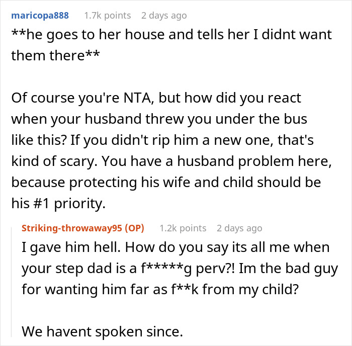 “His Mom Deserves The Hate”: Woman Bans MIL’s Creepy Husband From Her Home, Marriage Starts Falling Apart
