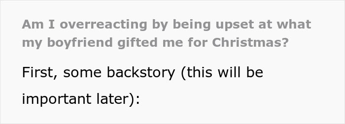 Woman Confused About Christmas Gifts From BF As They Are The Exact Items That Went Missing Earlier