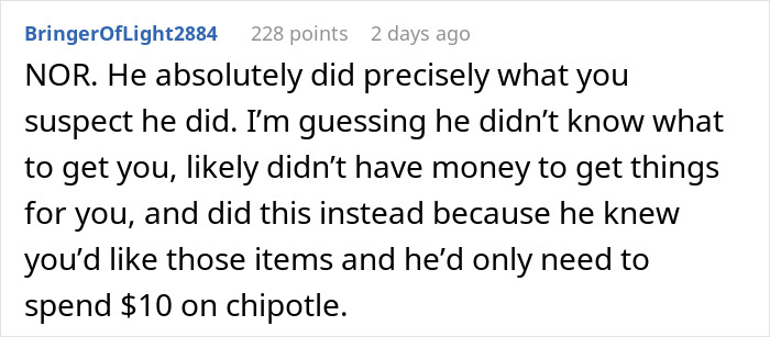 Woman Confused About Christmas Gifts From BF As They Are The Exact Items That Went Missing Earlier