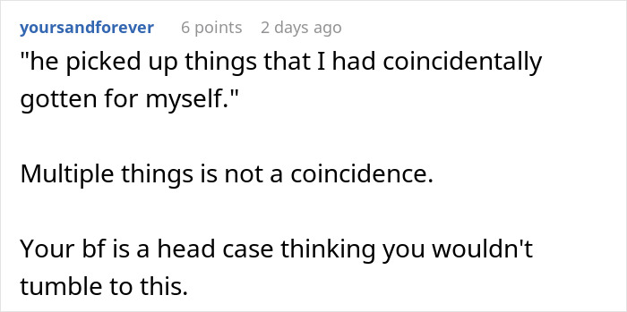 Woman Confused About Christmas Gifts From BF As They Are The Exact Items That Went Missing Earlier