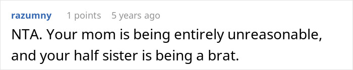 Teen Accused Of Crushing Half-Sister&rsquo;s Dreams By Refusing The Thing She Wanted For Christmas