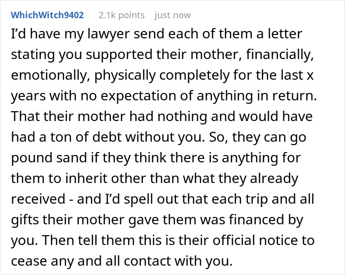 Stepkids Write Person Off For Years Until Losing Mom, Then They Contact For Lavish Gifts And Trips Stepkids Write Person Off For Years Until Losing Mom, Then They Contact For Lavish Gifts And Trips