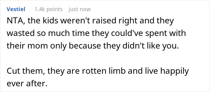 Stepkids Write Person Off For Years Until Losing Mom, Then They Contact For Lavish Gifts And Trips Stepkids Write Person Off For Years Until Losing Mom, Then They Contact For Lavish Gifts And Trips