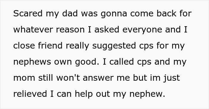 “My Family Will Never Talk To Me Again”: Mom’s Neglect Of Her 2YO Leads Her Bro To Get CPS Involved “My Family Will Never Talk To Me Again”: Mom’s Neglect Of Her 2YO Leads Her Bro To Get CPS Involved
