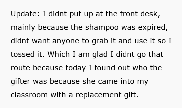 Daycare Worker Thinks Coworker Gave Passive-Aggressive Gift, Truth Comes Out Later