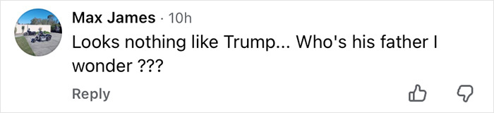 Barron Trump’s “Awkward” Moment At NYE Bash Reignites Paternity Conspiracy Theories