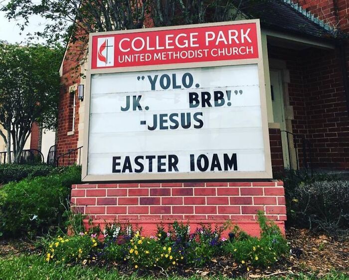 72 Church Signs With Jokes So Good, They Deserve An Amen (New Pics)