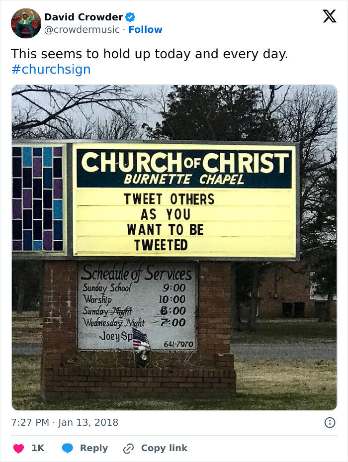 72 Church Signs With Jokes So Good, They Deserve An Amen (New Pics)
