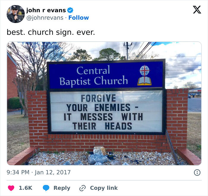 72 Church Signs With Jokes So Good, They Deserve An Amen (New Pics)