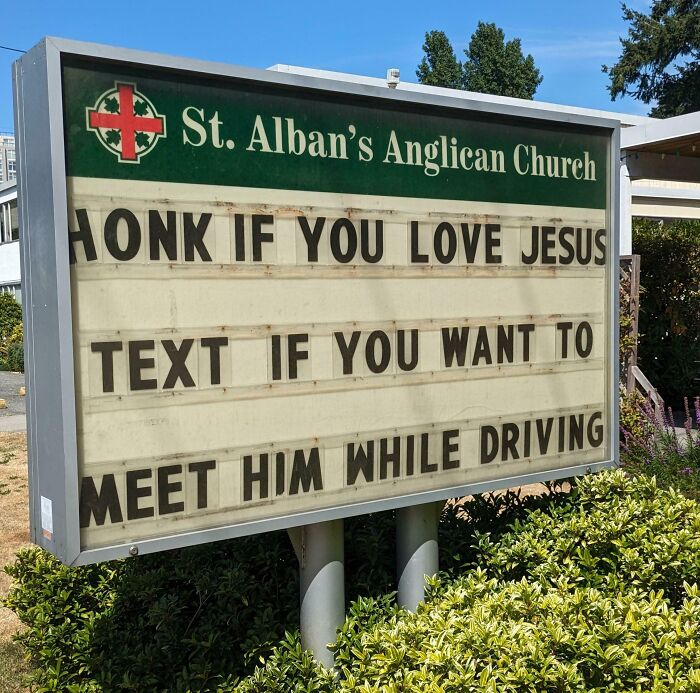72 Church Signs With Jokes So Good, They Deserve An Amen (New Pics)