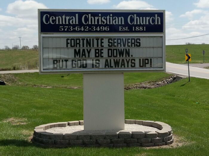 72 Church Signs With Jokes So Good, They Deserve An Amen (New Pics)