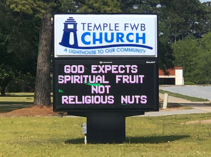 72 Church Signs With Jokes So Good, They Deserve An Amen (New Pics)
