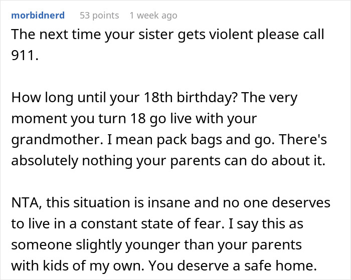 Teen Lives In Fear Of His Violent Sister, Parents Can’t Believe He Hates Them