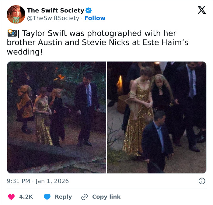 “Trying To Upstage The Bride”: Taylor Swift’s Look For Friend’s Wedding Scrutinized By Fans