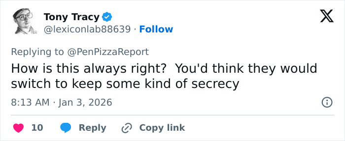 “Better Intel Than Politicians”: Pentagon Pizza Spike During Venezuela Attack Revives Bizarre Theory