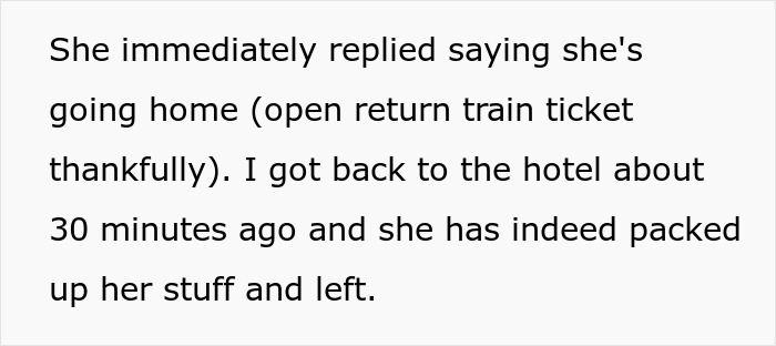 Man Loses It When GF Can’t Comprehend That His Business Trip Is Not Their Romantic Getaway Man Loses It When GF Can’t Comprehend That His Business Trip Is Not Their Romantic Getaway