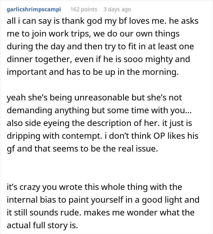 Man Loses It When GF Can’t Comprehend That His Business Trip Is Not Their Romantic Getaway Man Loses It When GF Can’t Comprehend That His Business Trip Is Not Their Romantic Getaway