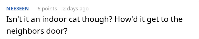 Woman Ignores Neighbor’s Warning To Stop Feeding Their Cat, Starts Getting 5 AM Wake-Up Meows Woman Ignores Neighbor’s Warning To Stop Feeding Their Cat, Starts Getting 5 AM Wake-Up Meows