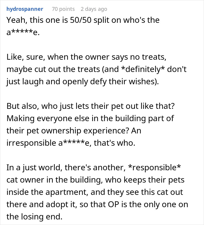 Woman Ignores Neighbor’s Warning To Stop Feeding Their Cat, Starts Getting 5 AM Wake-Up Meows Woman Ignores Neighbor’s Warning To Stop Feeding Their Cat, Starts Getting 5 AM Wake-Up Meows