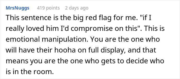 Pregnant Woman Doesn’t Want Fiancé’s Mom In Delivery Room, He Asks Her To “Compromise” Pregnant Woman Doesn’t Want Fiancé’s Mom In Delivery Room, He Asks Her To “Compromise”