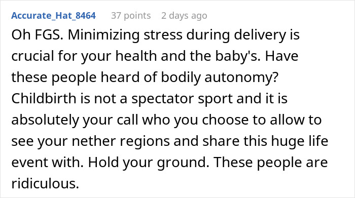 Pregnant Woman Doesn’t Want Fiancé’s Mom In Delivery Room, He Asks Her To “Compromise” Pregnant Woman Doesn’t Want Fiancé’s Mom In Delivery Room, He Asks Her To “Compromise”